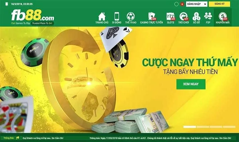 Nhấn chọn ô “Đăng ký” góc phải màn hình để bắt đầu tạo tài khoản